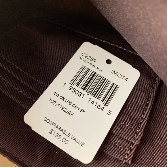 Coach Large Corner Zip Wristlet - Picture 4 of 5